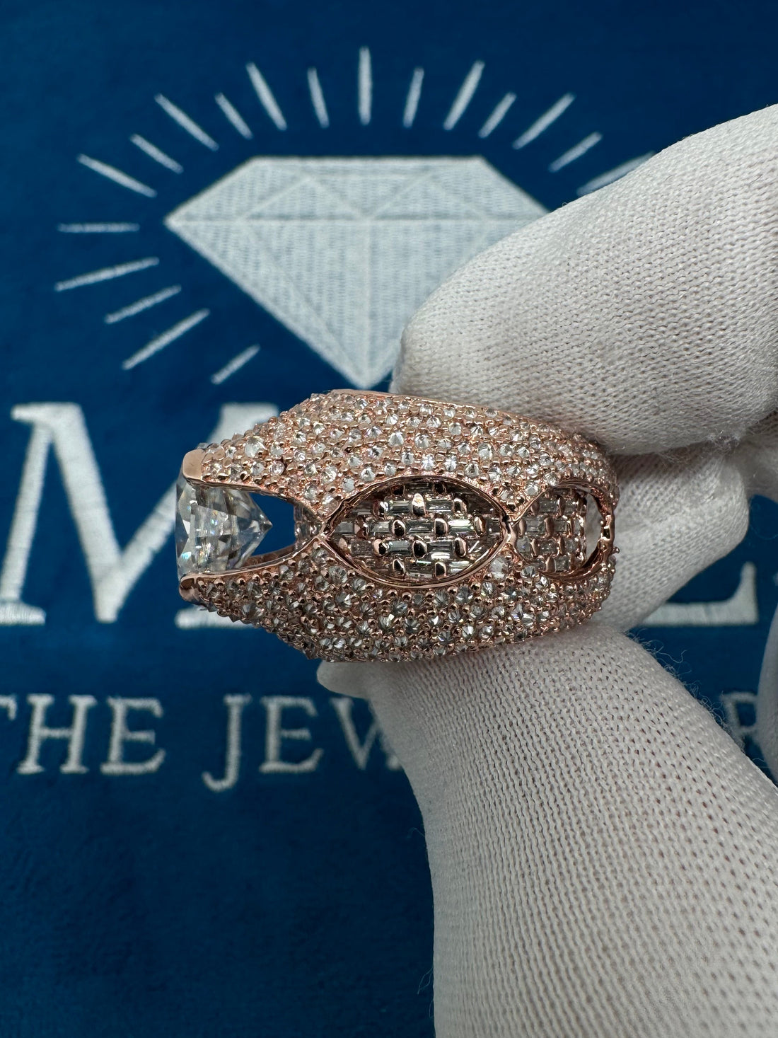 4ct Oval VVS1 Moissanite ring