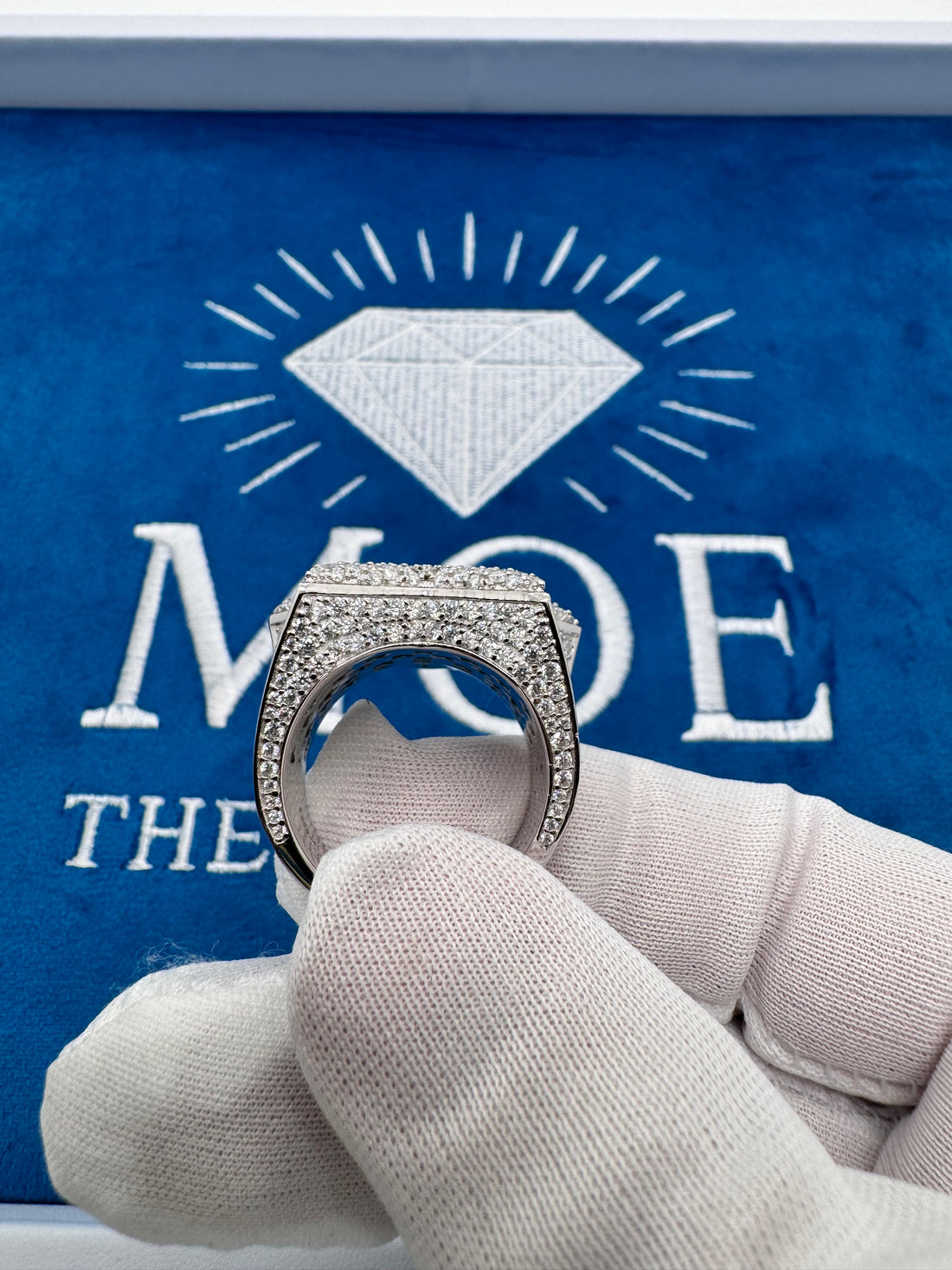 VVS1 Moissanite star ring