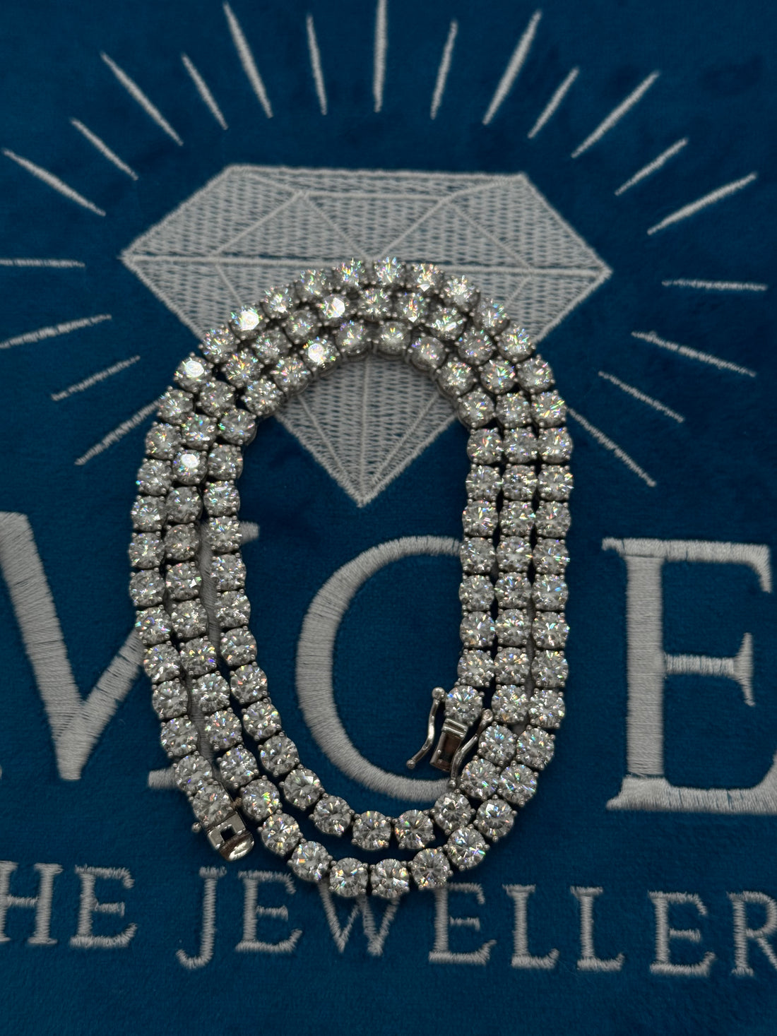 5MM Moissanite tennis chain