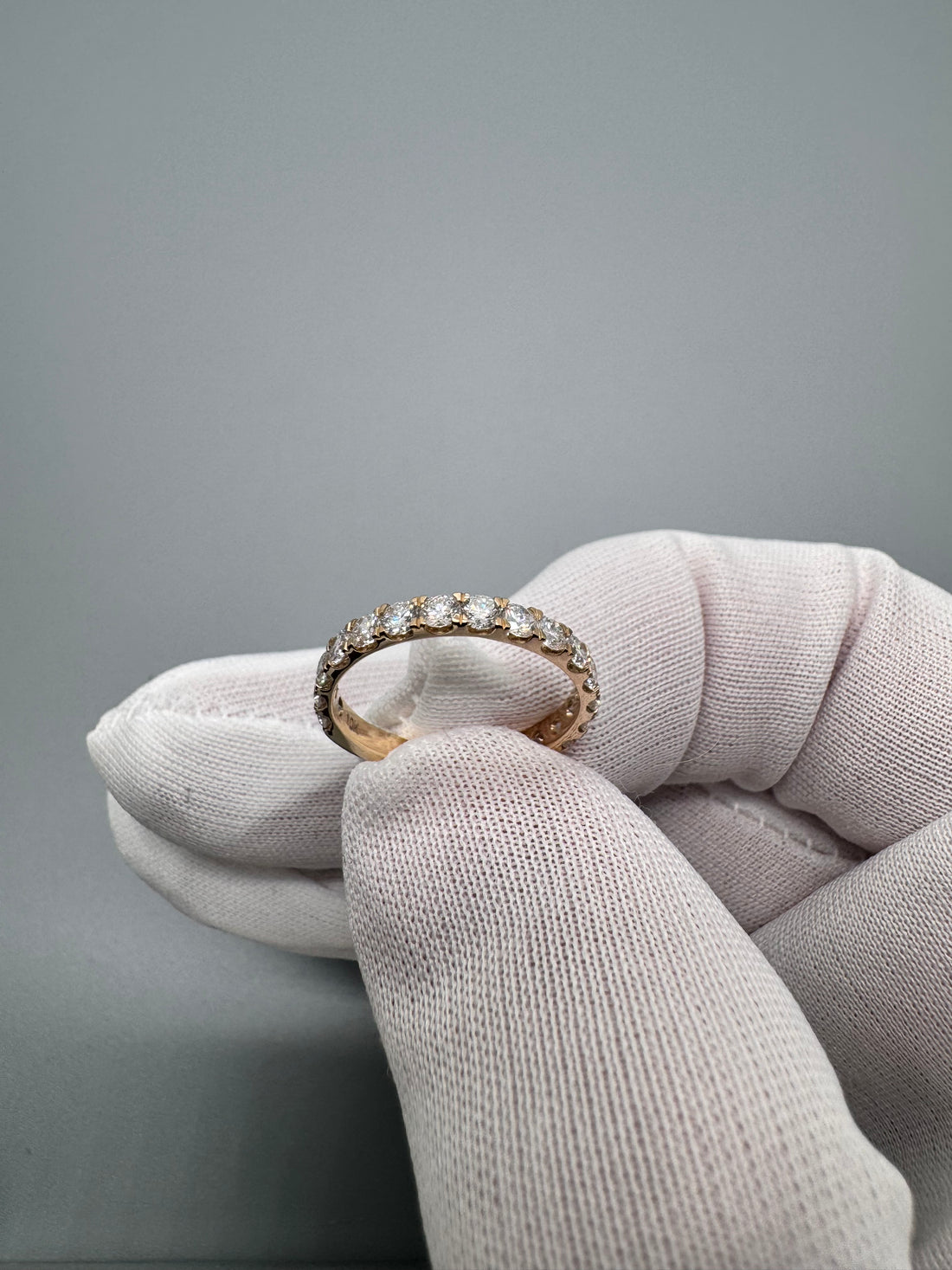 10k lab grown diamond band